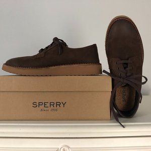 Sperry Camden Oxford Brown Leather Dress Shoes